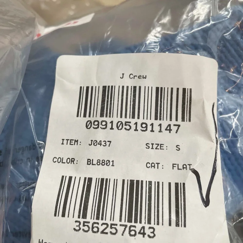 New J Crew Women's Roiineck Sweater Size S Small Blue - Picture 8 of 9
